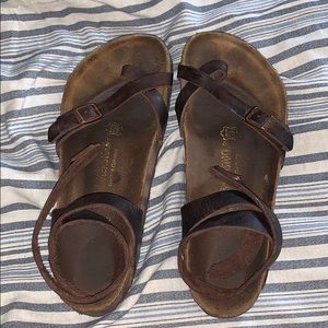 Yara Oiled Leather Habana Birkenstocks